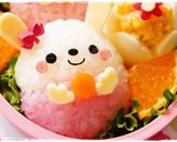 ＊キャラ弁＊イースター★まん丸さちゃん♡作り方5写真