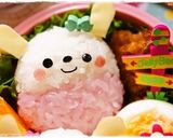 ＊キャラ弁＊イースター★まん丸さちゃん♡作り方6写真