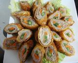豚肉と野菜のロール揚げ作り方7写真