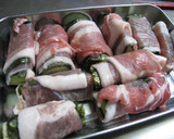 簡単★一工夫★茄子の肉のり巻き甘辛焼き作り方3写真