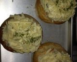塩麹チキン茸マカロニグラタンフランスパン作り方23写真