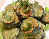 ちくわチーズ＋青紫蘇♪海苔巻き風作り方17写真