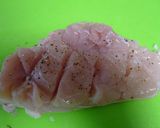 鳥むね肉ステーキ キノコクリームソース作り方1写真