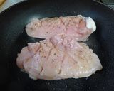 鳥むね肉ステーキ キノコクリームソース作り方3写真