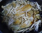鳥むね肉ステーキ キノコクリームソース作り方4写真