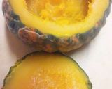 まるごとかぼちゃのチキングラタン作り方3写真