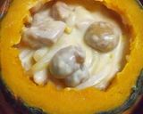 まるごとかぼちゃのチキングラタン作り方7写真