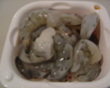 青梗菜とエビの中華炒め作り方1写真
