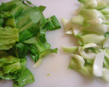 青梗菜とエビの中華炒め作り方2写真