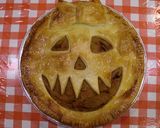 ハロウィンに パンプキンパイ作り方28写真