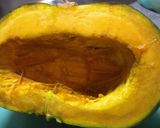 ハロウィンのかぼちゃミートローフ作り方1写真