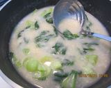 かぼちゃとチンゲン菜のクリーム煮作り方5写真