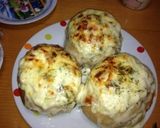 塩麹チキン茸マカロニグラタンフランスパン作り方25写真