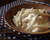 シンプル♪クリームパスタで1人ランチ作り方7写真