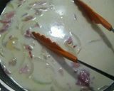 ほうれん草とベーコンのクリームスパ作り方3写真