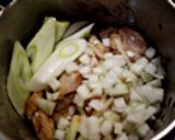 山ごはん｜鶏肉と生姜の温か炊き込みご飯作り方6写真