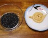 練り白ごまとすり黒ごまの合わせごま豆腐作り方1写真