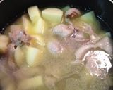 鶏皮で肉ジャガ★簡単！母の味再現★作り方4写真