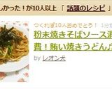 粉末焼きそばソース消費！賄い焼きうどん♬作り方7写真