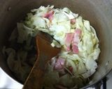 冷蔵庫掃除☆キャベツとベーコンのスープ作り方3写真
