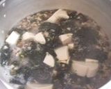 豆腐と海苔と挽肉のスープ＠カンボジア作り方6写真