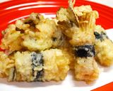 さっくりウマウマ！きのこの豚巻き天ぷら作り方10写真
