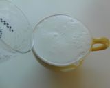 親子でアート♪ホットミルクとカプチーノ♡作り方4写真