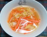 白菜のトロっとスープ♬作り方4写真