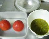 【丸ごとトマトのマリネのアンティパスト】作り方1写真