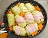 鶏挽肉とお豆腐で☆ヘルシーロールキャベツ作り方7写真