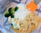 ブロッコリーとカリフラワーのパスタ焼き作り方4写真