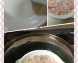 れんこん挽肉の蒸しあんかけ作り方3写真