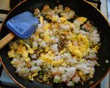 干しエビのチャーハン作り方6写真