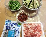 【むりやりタジン鍋】秋茄子と豚バラの酒蒸作り方1写真