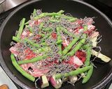 【むりやりタジン鍋】秋茄子と豚バラの酒蒸作り方2写真