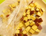 さつま芋と新生姜のカレーマヨサラダ作り方1写真
