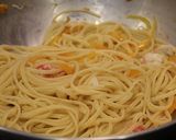 混ぜるだけの簡単!蟹パスタ作り方2写真