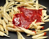 韓国料理ー牛蒡のコチュジャン金平作り方4写真