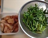 鰤とニラの甘辛炒め作り方1写真