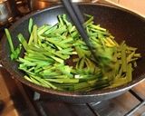 鰤とニラの甘辛炒め作り方4写真
