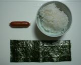 ☆ノリ海苔電車お弁当☆作り方1写真