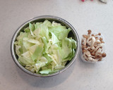 ささみとキャベツのレンジ蒸し作り方1写真