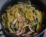 ヘルシー超簡単！なすとほうれん草パスタ作り方7写真
