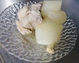 あご出汁で作る、大根とバラ肉のこってり煮作り方5写真