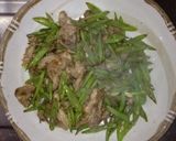 秋豆と豚肉の炒め物作り方4写真