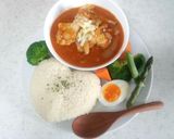 ほっべたおちる♬鶏肉のトマトクリーム煮作り方6写真