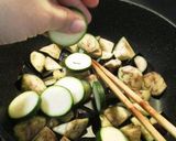 ☆ズッキーニと茄子の甘味噌炒め☆作り方4写真