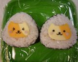ねこちゃんおにぎり♪作り方5写真