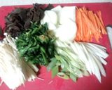 簡単、節約料理野菜たっぷりタンメン作り方1写真