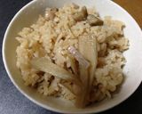 鶏ゴボウと新生姜の炊き込みご飯作り方10写真